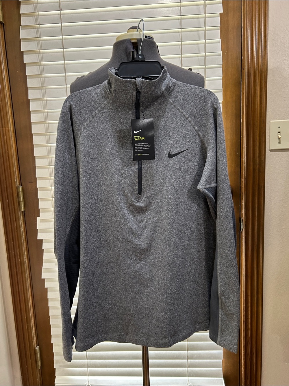 Nike Women's Heather Gray Zip Training Jacket